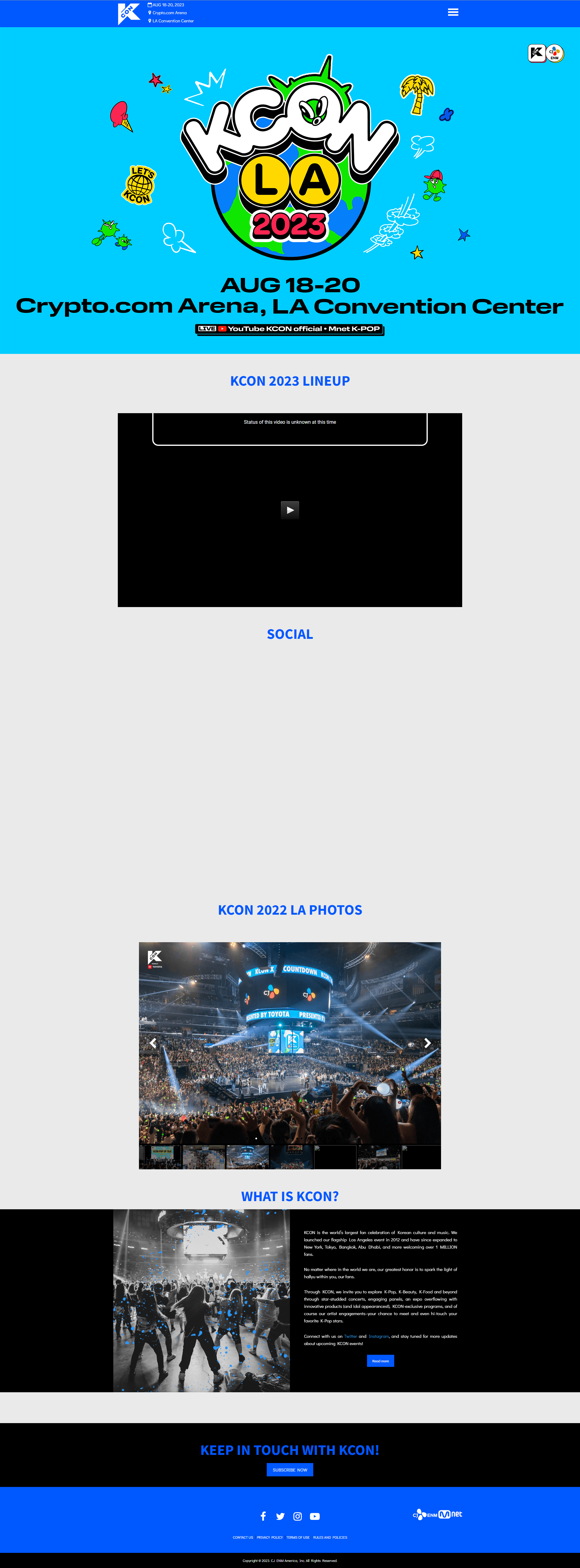 KCON USA 2014-2023