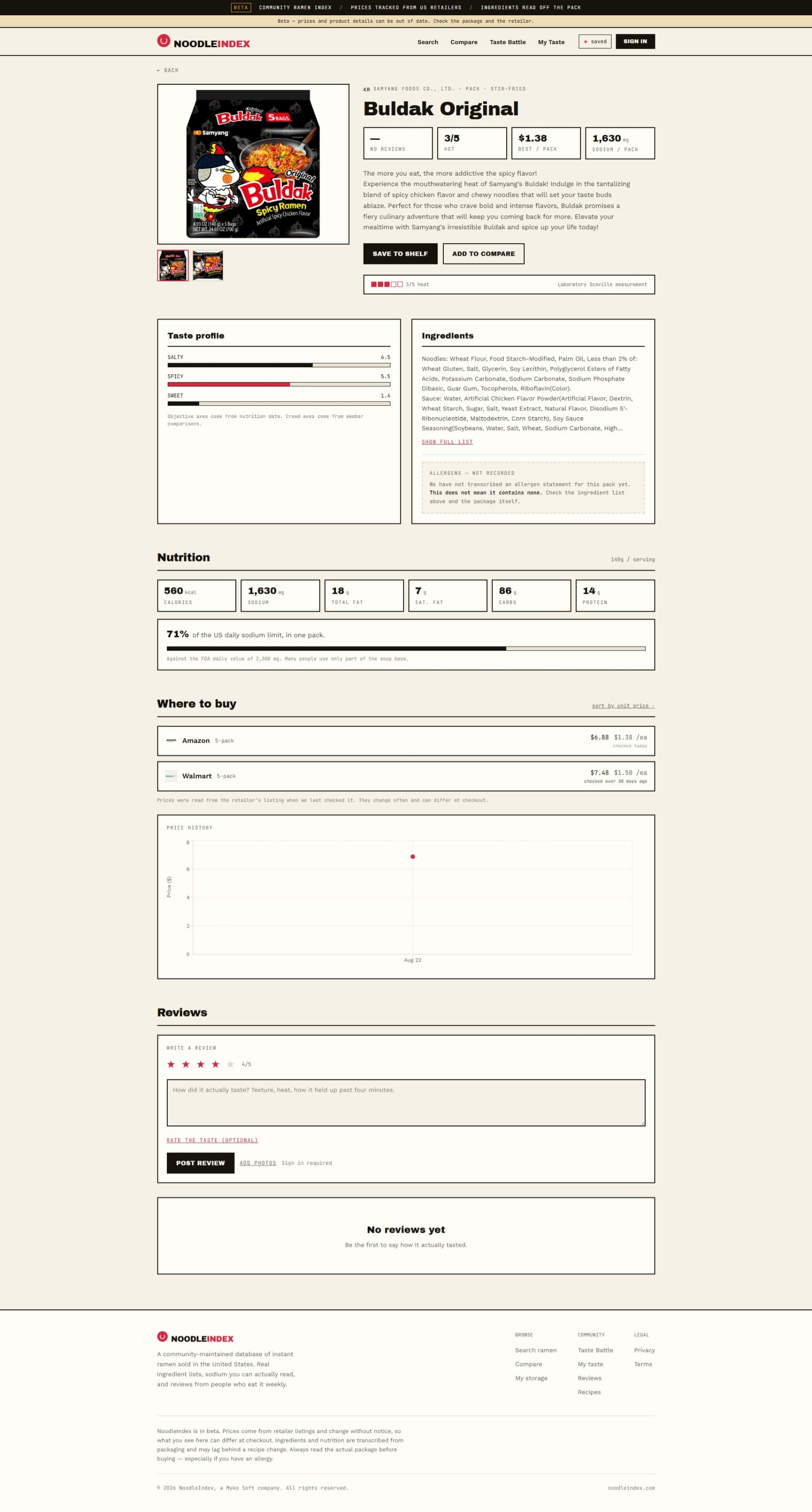 NoodleIndex screenshot 2